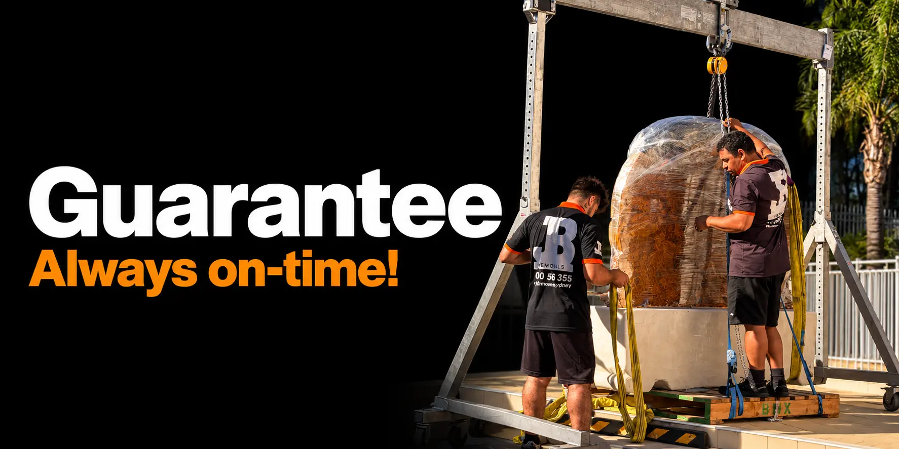 Original JB Guarantee — Always on-time brand artwork